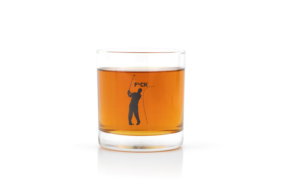 "SLICE, F*CK" GOLF WHISKEY GLASSES - Set of 2 - Black Dishwasher Safe Print - Funny Golf Gifts for Men, Women, Dad, Mom, Husband, Wife, Him, Her, Fathers Day, and Christmas - 10.25 oz. Each s coffee pink gun chocolate basket accessories stocking mug gadgets bag stuff decor mugs bar bracelet mens flask decanter beer cup womens cigar ball balls ski skull drinks she bottle powder ice cube down bullet tequila concert bourbon best cocktail