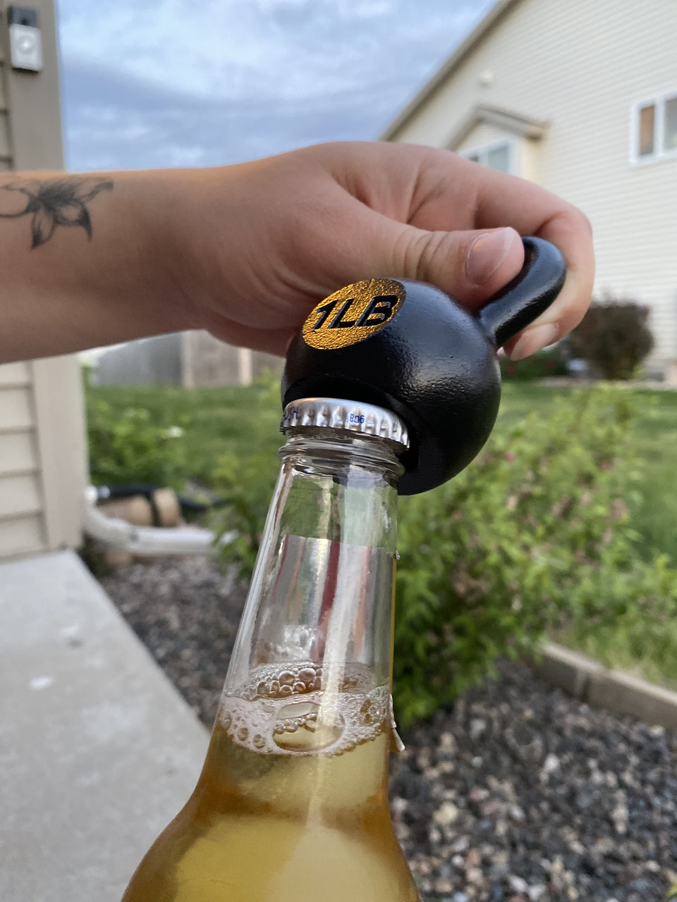 Genuine Kettlebell Bottle Opener - Gemsho Glass