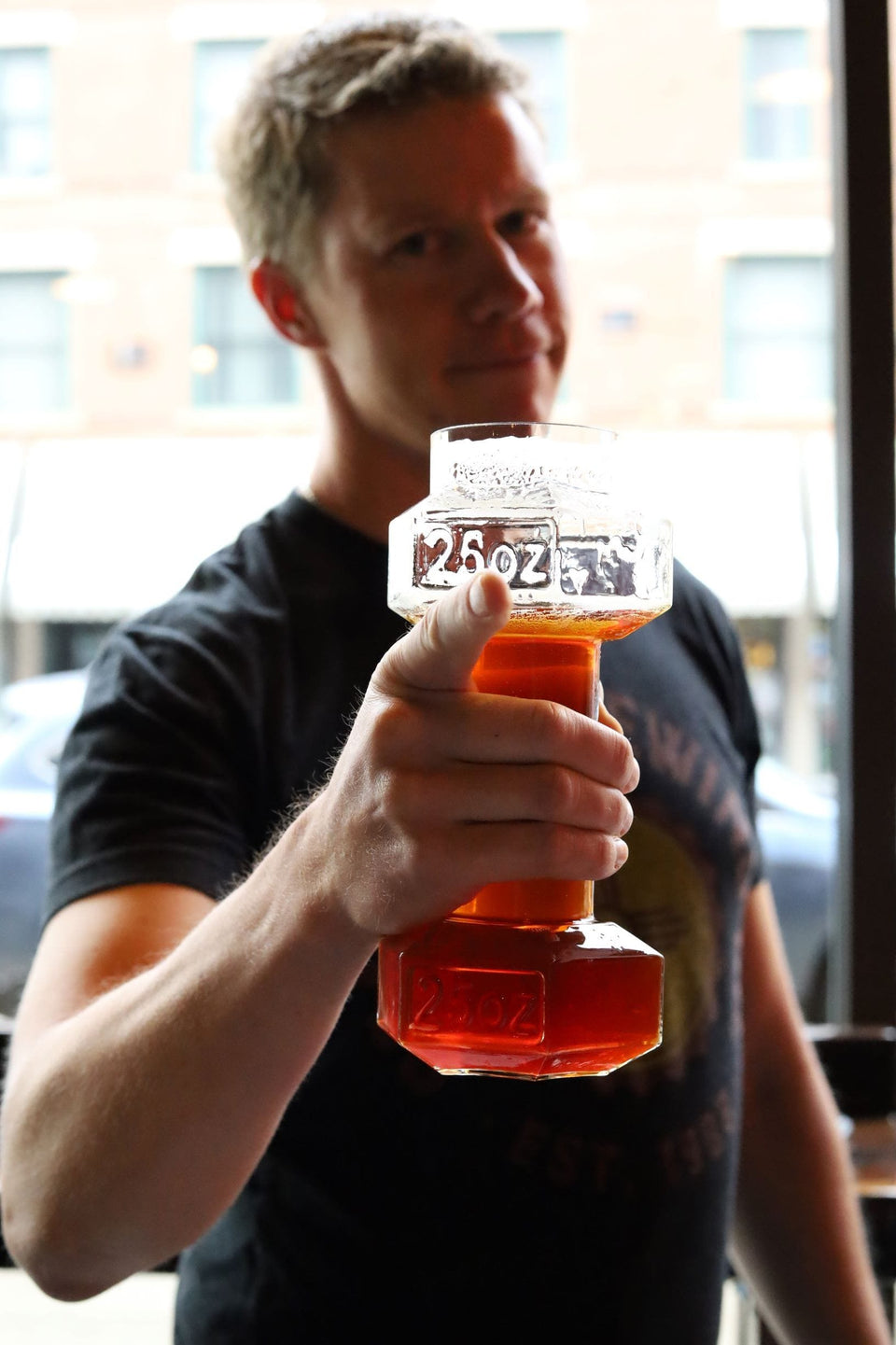 Dumbbell Beer Glasses, Set of 2 – JEM GLASS